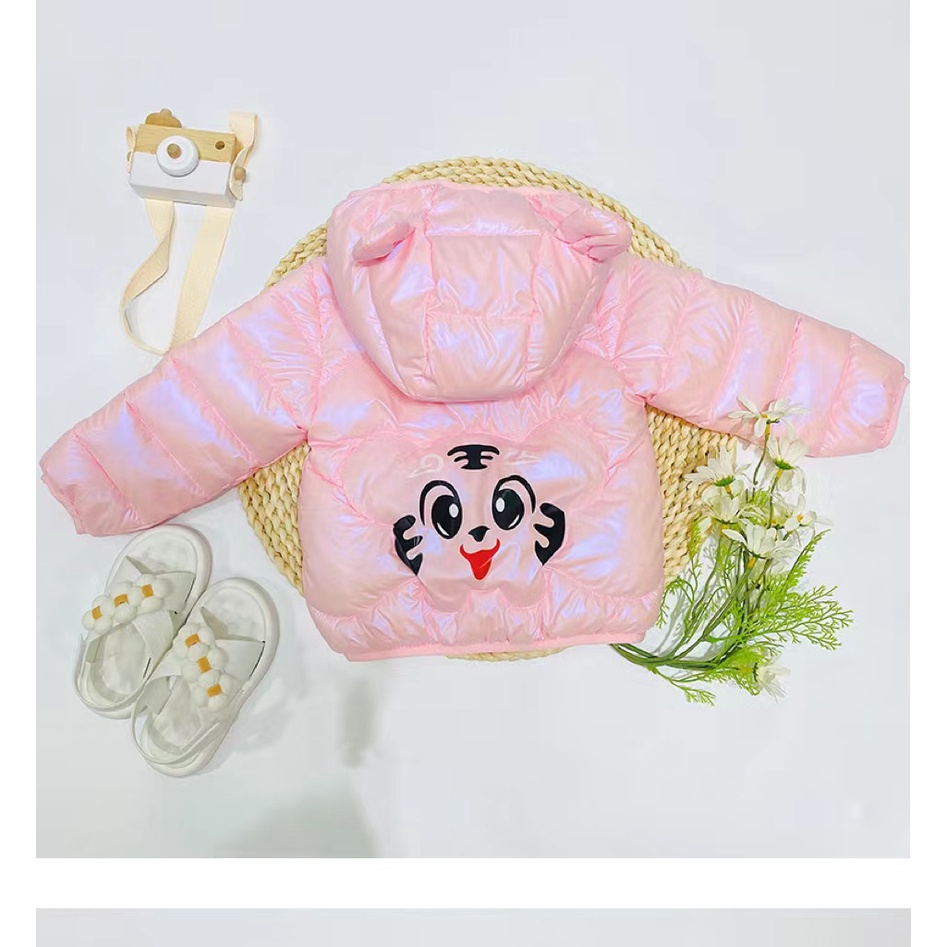 [Kacily]Áo phao hình thú cute trẻ em 1-8 tuổi