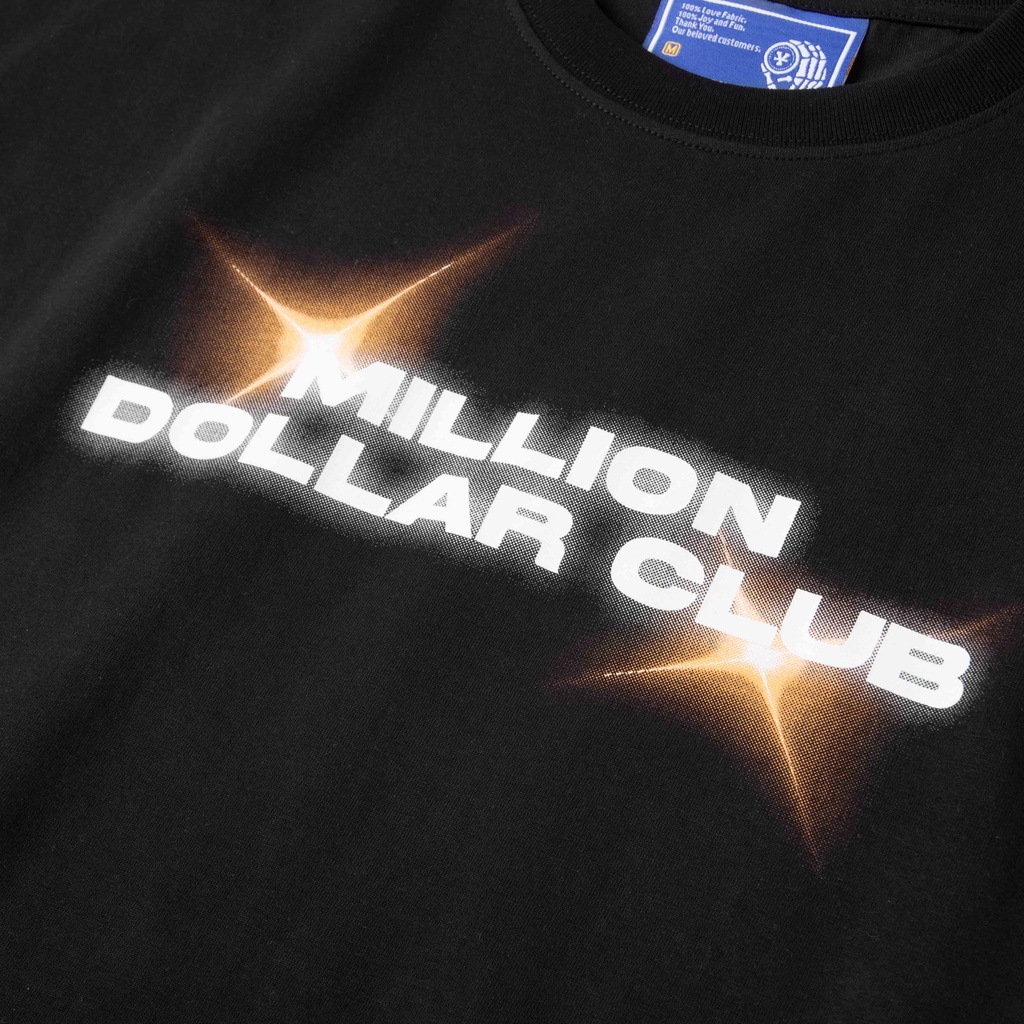 Áo Thun DirtyCoins x 16 Typh - Million Dollar Club: Bling T-shirt - Black