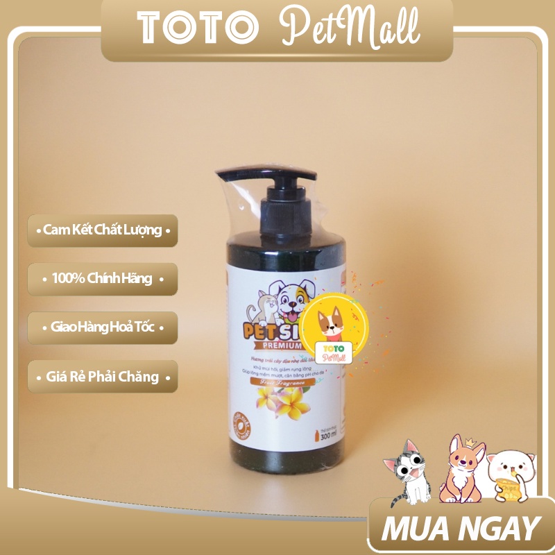 Sữa Tắm Cho Chó Mèo Pet Silk 300ml - Hàng Cao Cấp 🔰 Totopetmallhn