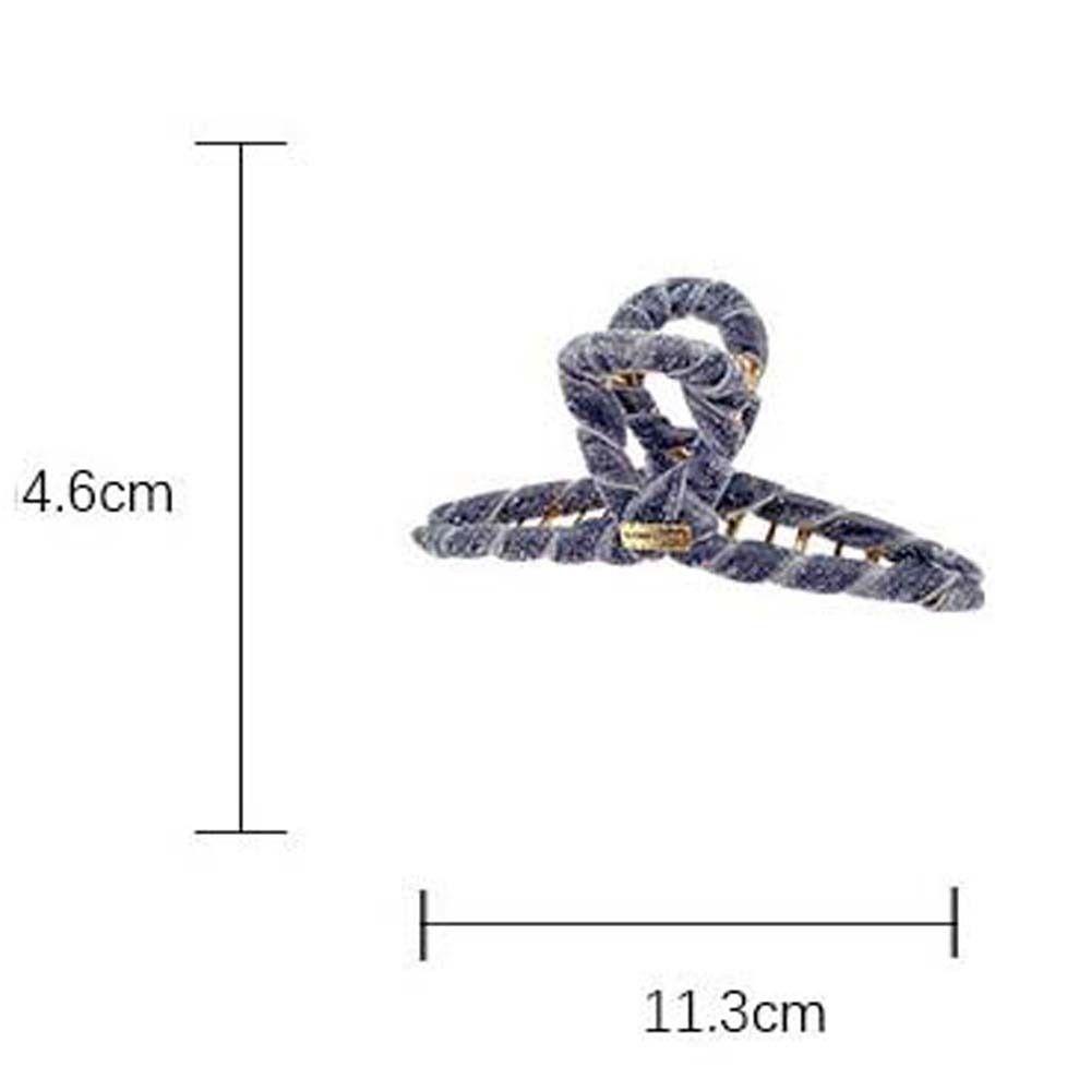 Kẹp Tóc Hình Cá Mập Màu Sắc Cà Phê Phong Cách Hàn Quốc Dành Cho Nữ