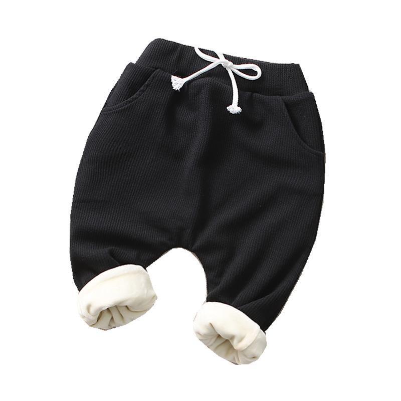 Quần Harem Lót Lông Cừu Dày Dặn Phong Cách Hàn Quốc Thời Trang Thu Đông Mới Cho Bé Trai Và Gái