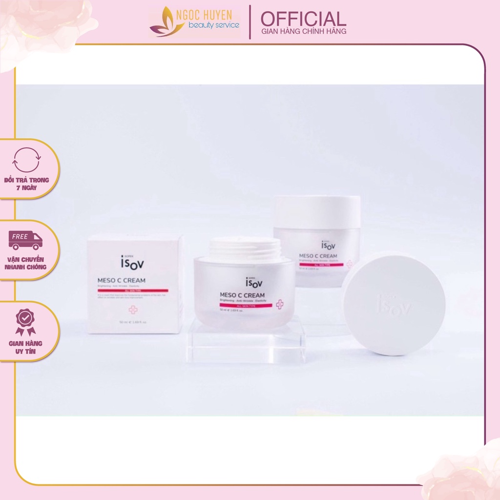 ⚡ Kem MESO C CREAM ISOV Trắng Da, Giảm Nám, Tái Tạo Da