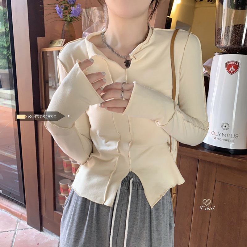 NRVP Áo Thun Nữ Dài Tay Dáng Rộng Phong Cách Hàn Quốc Thời Trang Mới 2023