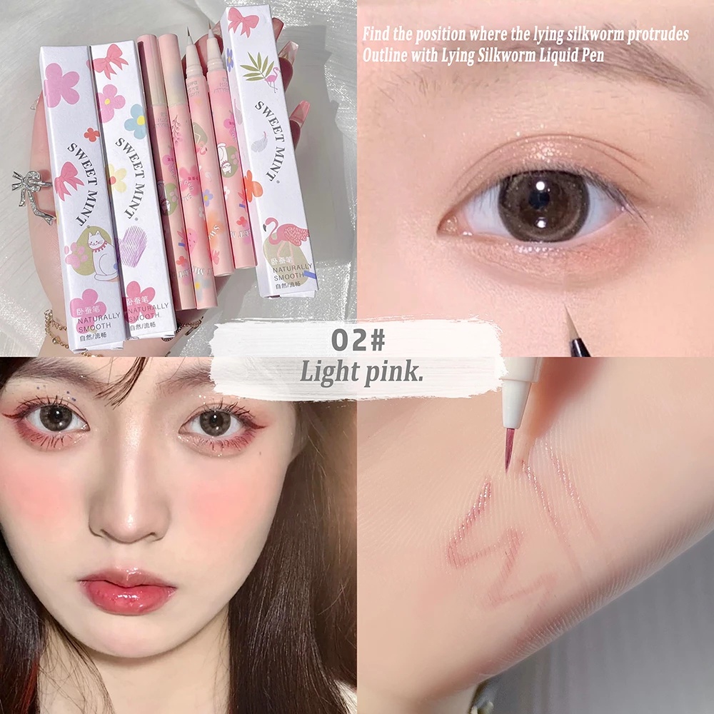 1 Bút Kẻ Mắt Dạng Lỏng Mịn Mượt Nhanh Khô Trang Điểm Cho Nữ