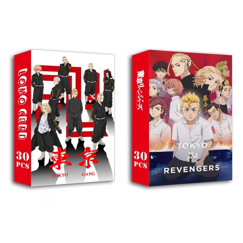 Hộp 30 ảnh thẻ Tokyo Revengers Lomo Card Double-sided Color Printing Photocard Postcard