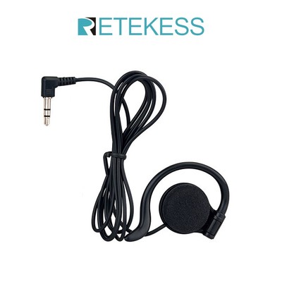 Retekess 3.5mm Tiêu Chuẩn Cắm Nghe Chỉ Tai Nghe Tai Nghe Tai Cho Di Động Đài Phát Thanh Chuyên Nghiệp Hệ Thống Hướng Dẫn Du Lịch