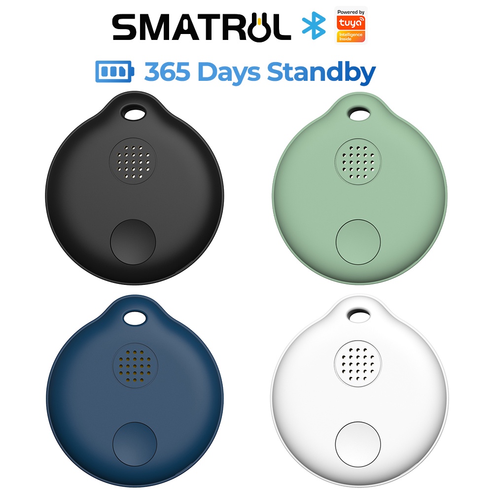 Thiết Bị Cảnh Báo Tìm Thiết Bị Thất Lạc Smatrul Không Dây Thông Minh Dùng App Tuya/smart Life Âm Thanh 80db