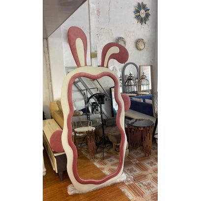 Gương TAI THỎ BỌC NỈ toàn thân KT 200x120 ⚡️SIÊU HOT⚡️ nịnh dáng