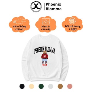 Áo sweater phoenix blomma gấu đỏ .