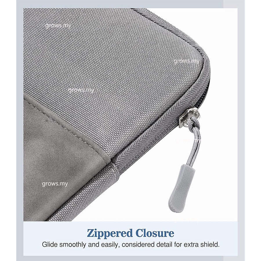 Túi Đựng Máy Tính Bảng Chống Sốc Có Khóa Kéo Cho iPad 9.7 2017 / 2018 Air Air2 iP 7 / 8 / 9 / 10 10.2 4 5 pro 11 M2