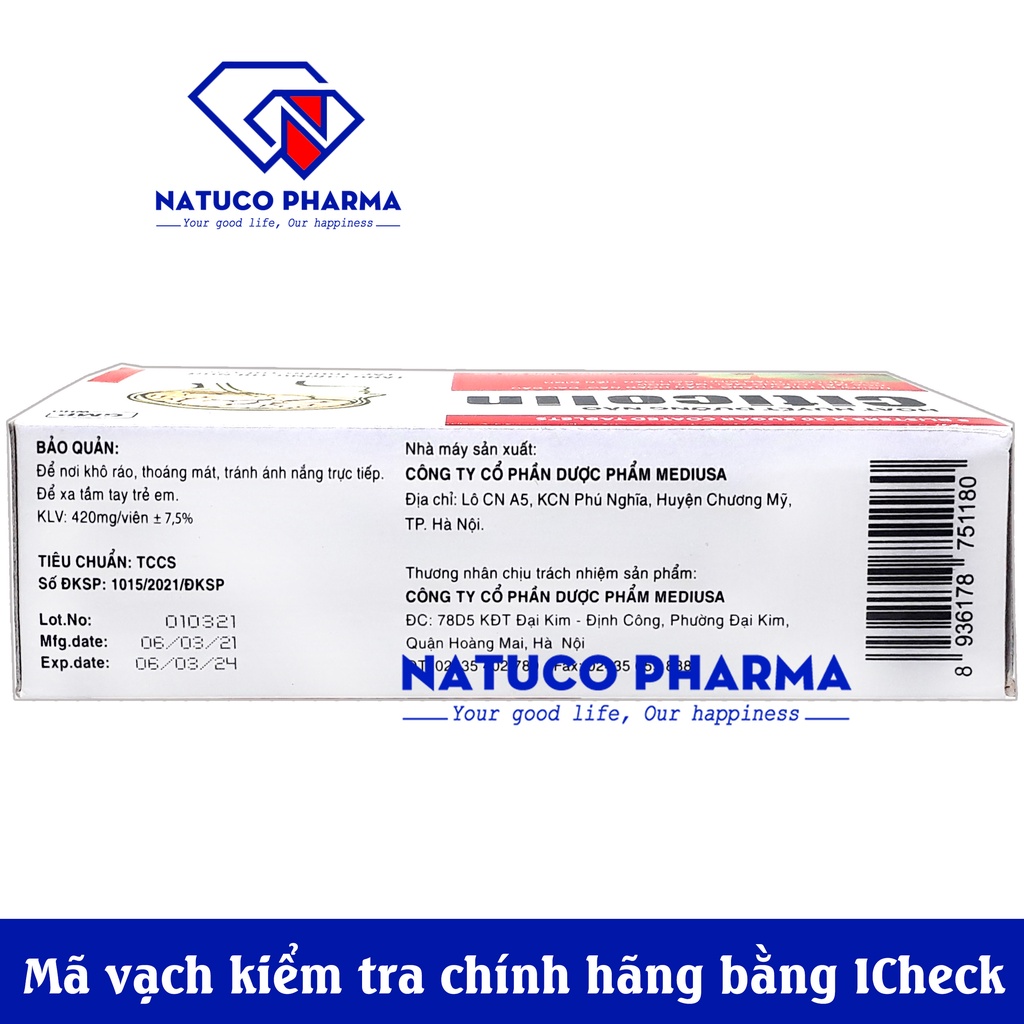 Viên uống Hoạt Huyết Dưỡng Não USA giúp giảm hoa mắt chóng mặt, mất ngủ rối loại tiền đình - Hộp 100 viên