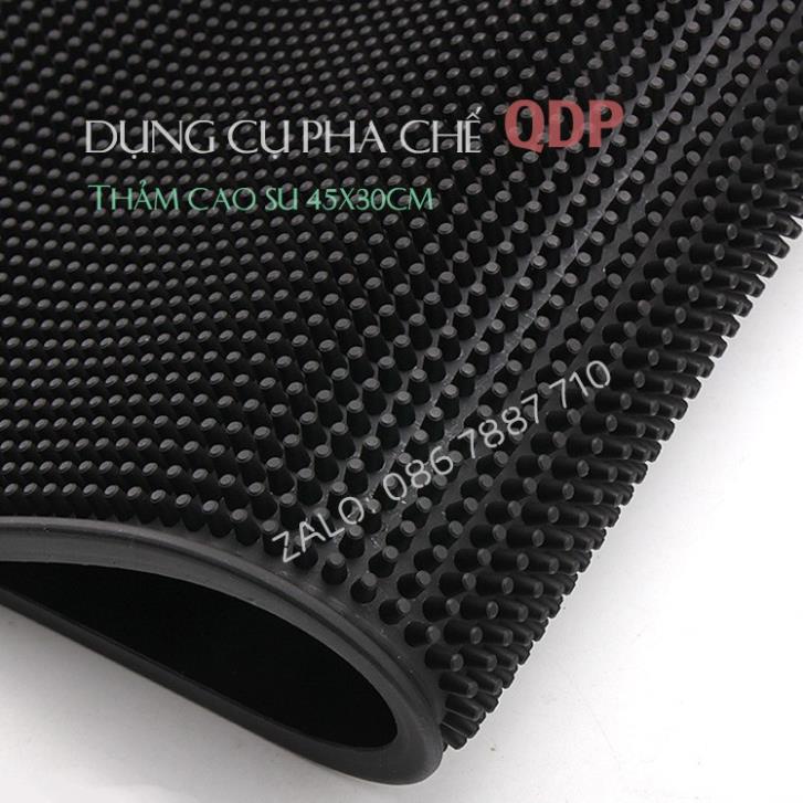 Thảm Lót Cao Su Quầy Bar 45x30 cm (Rubber Bar Mat) chuyên dùng trong quầy pha chế - Thảm phơi đồ