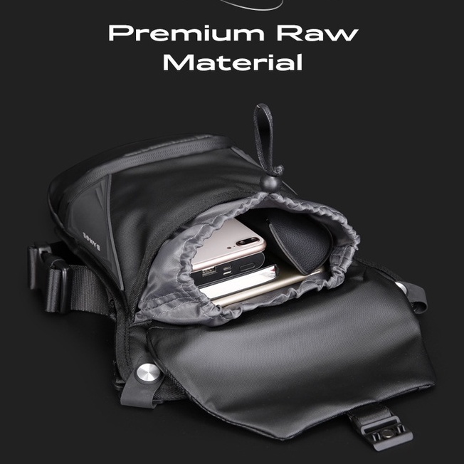 Bange Nam Nylon Vải Túi Thời Trang Hợp Thời Trang Túi Đeo Vai Chiến Thuật Ngoài Trời Xe Máy Đi Xe Đạp Thể Thao Túi Thắt Lưng Bé Trai Túi Messenger