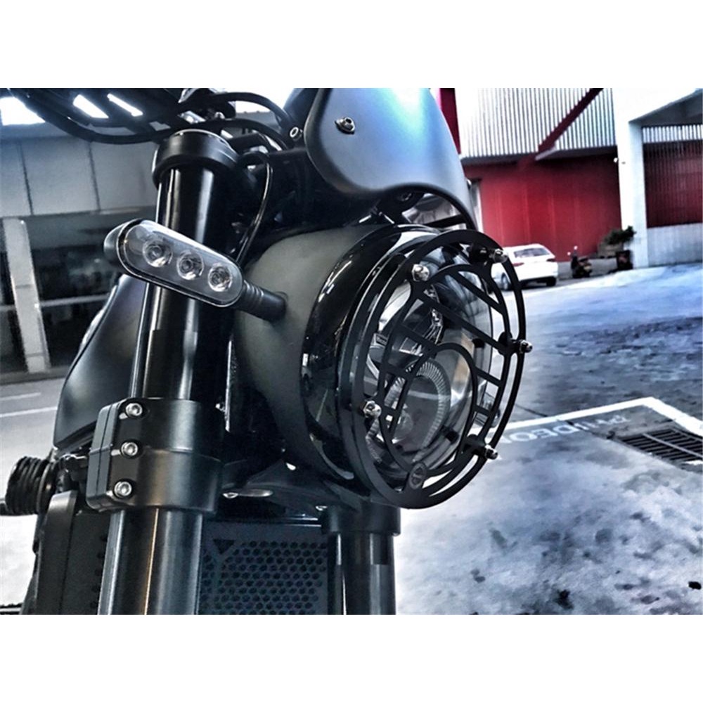 Lưới Bảo Vệ Đèn Pha CNC Phía Trước Cho Xe Benelli Leoncino 500