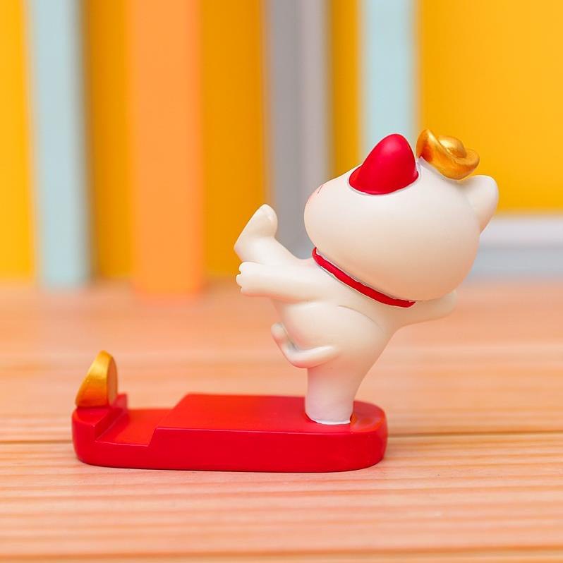 Giá Đỡ Điện Thoại Hình Chú Mèo May Mắn Trang Trí Nhà Cửa, Để Ô tô Tiện Lợi