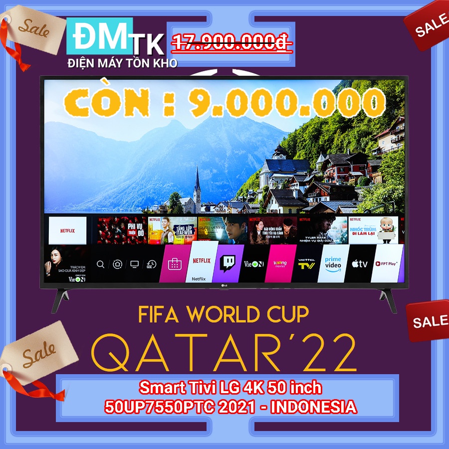 Smart Tivi LG 4K 50 inch 50UP7550PTC-ĐIÊNMAYTỒNKHO