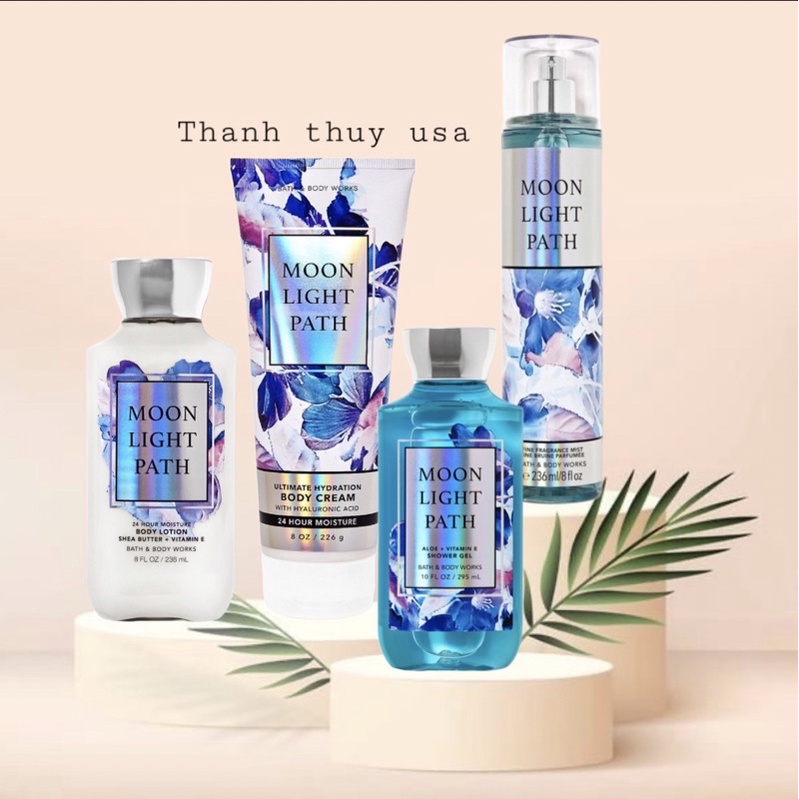 Combo Sản Phẩm Sữa Tắm - Lotion - Body Mist Xịt Thơm Toàn Thân Bath & Body Works