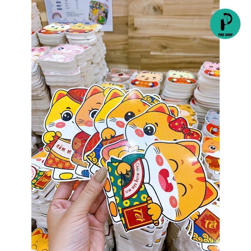 Bao Lì xì chibi 2023 phản quang thú cưng cute tết 2023 mẫu mới đẹp dễ thương - PND PhoneCase