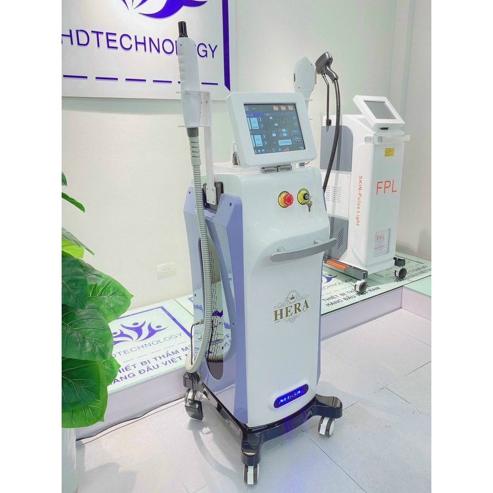 Máy Triệt lông Hera Triệt Lông Trẻ Hóa Chính Hãng 2in1 Hoặc Máy 2 Tay Chuyên Triệt Lông