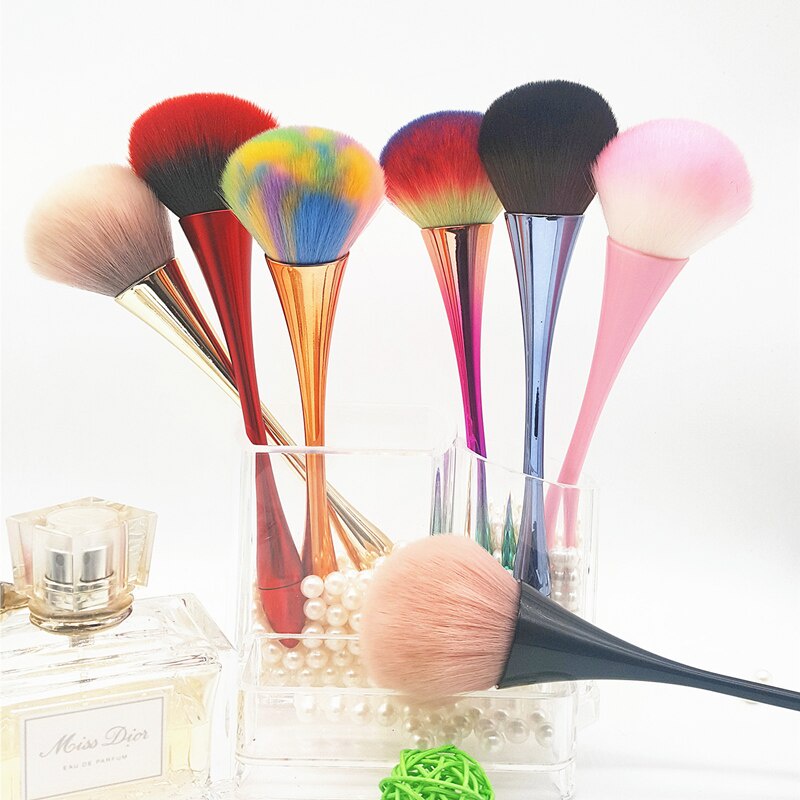 Cọ Trang Điểm Phấn Phủ Phấn Má Highlight Phấn Phủ Màu Vàng Hồng