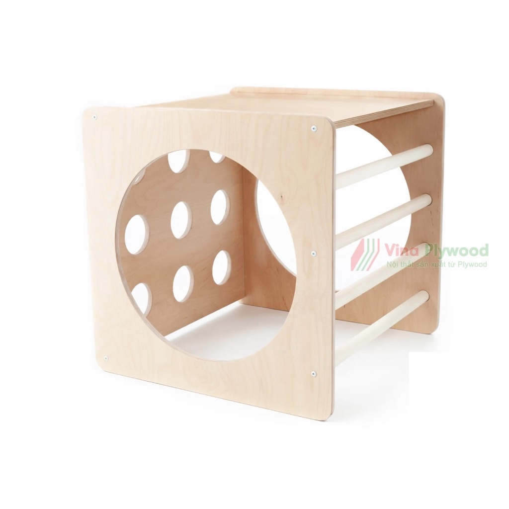 Khối lập phương leo núi, đồ chơi vận động montessori