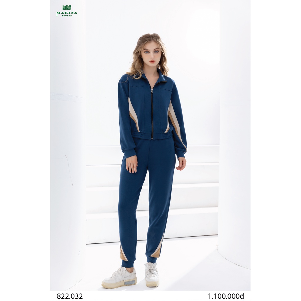 Bộ Đồ Thu Đông Nữ MARINA NGUYỄN Thiết Kế Dài Tay, Kiểu Dáng Trẻ Trung, Chất Liệu Cotton Mềm Mịn - 822032