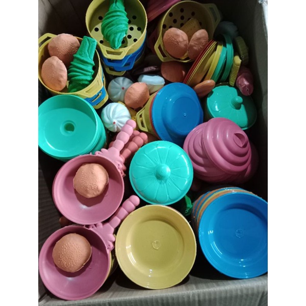 Đồ chơi nấu ăn cân kí/củ quả/bánh cho bé iu