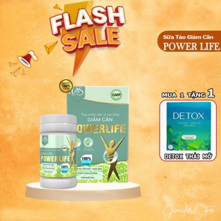 Sữa Tảo Giảm Cân POWERLIFE chính hãng hộp 260g giảm mỡ bụng hiệu quả an toàn cơ địa lờn thuốc