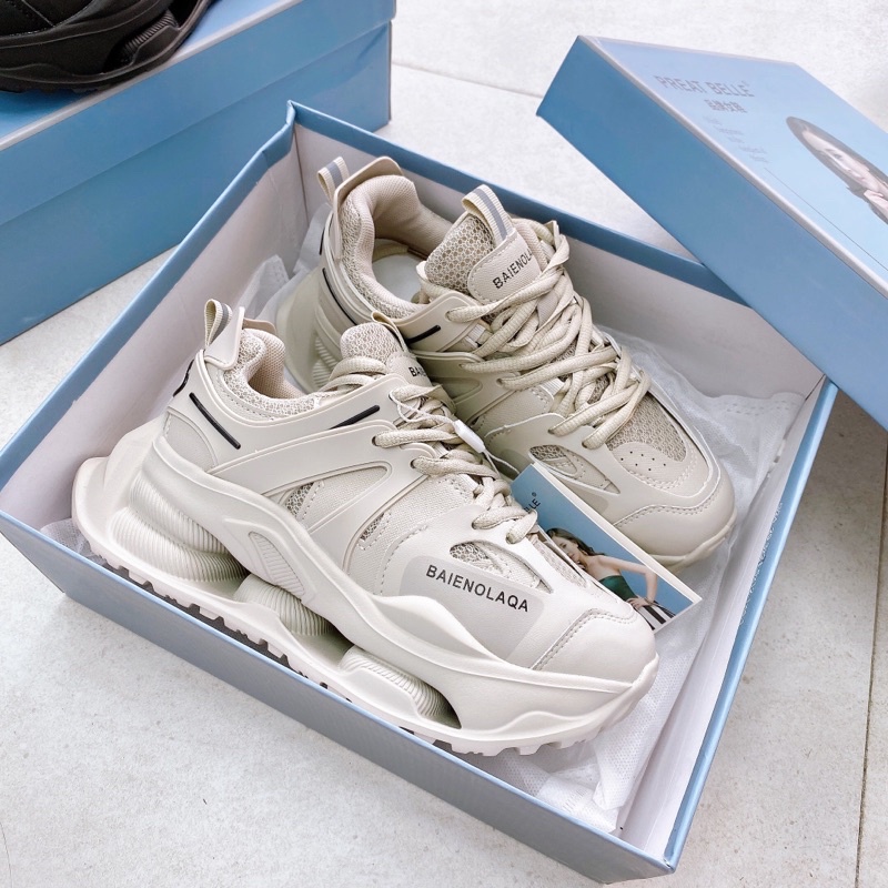 Giày thể thao dây buộc Ba Len đế êm cao