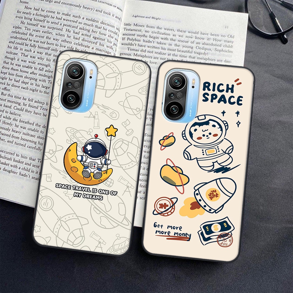 Ốp lưng Xiaomi REDMI K40 in hình tom&amp;jerry , con vịt , vũ trụ SIÊU CUTE