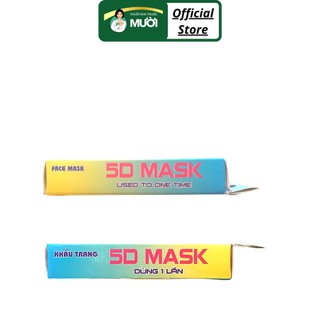 Khẩu trang 5D trẻ em (Hộp 10 cái)