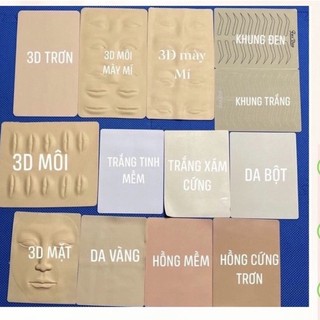 Da giả học phun xăm , tập xăm môi , mày mí!