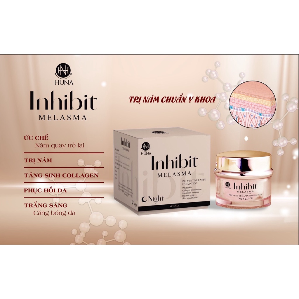 Kem inhibit melasma ngày hoặc đêm