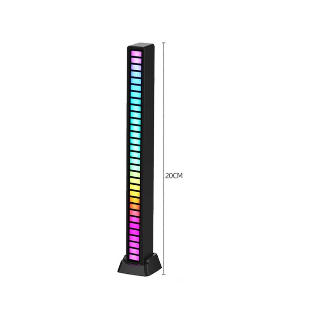 Thanh đèn led RGB nháy theo nhạc 16 TRIỆU MÀU điều khiển bằng cảm biến âm thanh siêu nhạy đèn trang trí PC, decor phòng