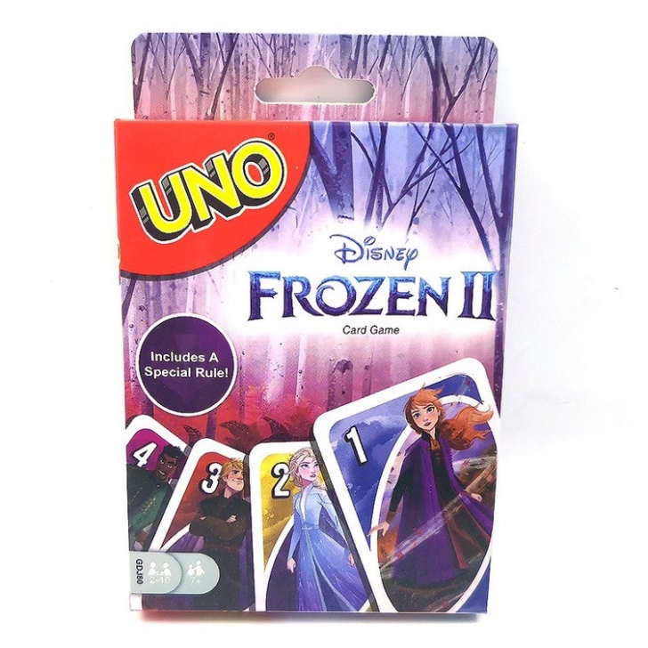 Một hộp bài UNO anime Frozen II One Piece Naruto Dragon Ball