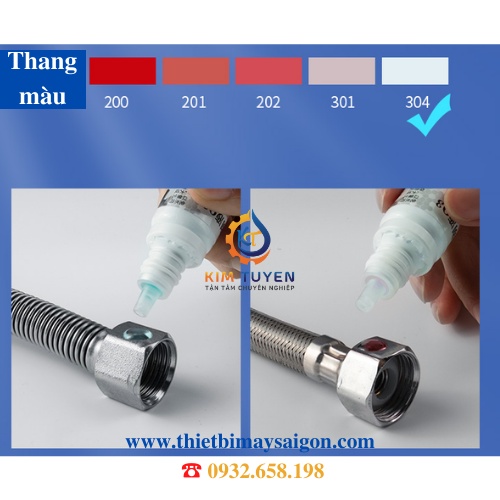 Dung dịch thử inox 304 và inox 201  biết kết quả trong sau 5 giây