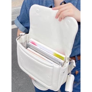 TÚI ĐEO CHÉO/ĐEO VAI DA PHAO BASIC PHONG CÁCH HÀN QUỐC [Order+Ảnh thật cuối]
