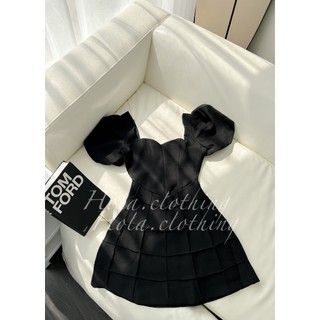 M020-Đầm tay bồng sang chảnh