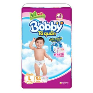 Tã quần bobby trà xanh l54