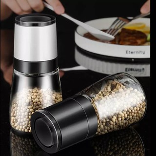 Dụng Cụ Đựng Và Xay Tiêu xay muối hôt bằng tay new 2023 - Lọ đựng tiêu xay tiêu inox 304 cao cấp