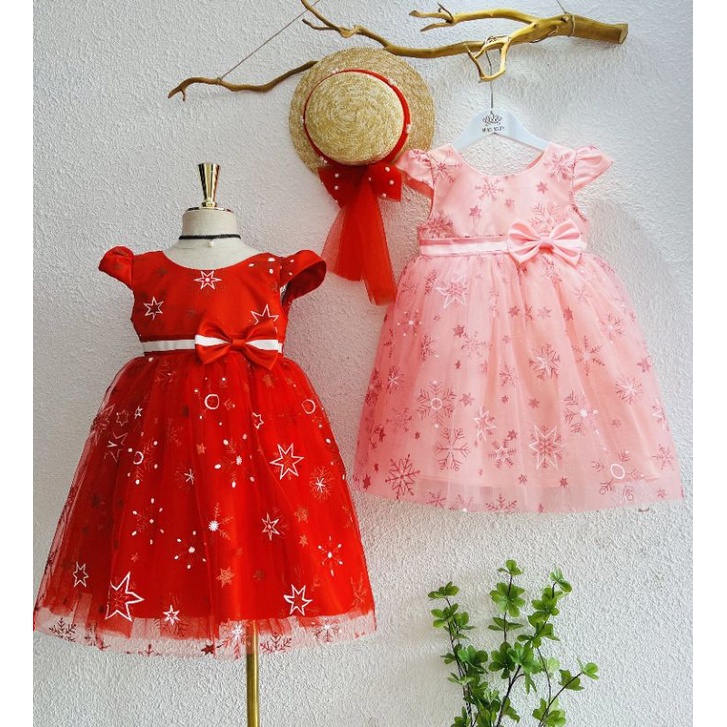 Đầm váy công chúa bé gái ren  4 lớp 14 đến 38 kg cao cấp haivanco dễ thương mềm mại và thoáng mát đi học đi chơi đều đẹp