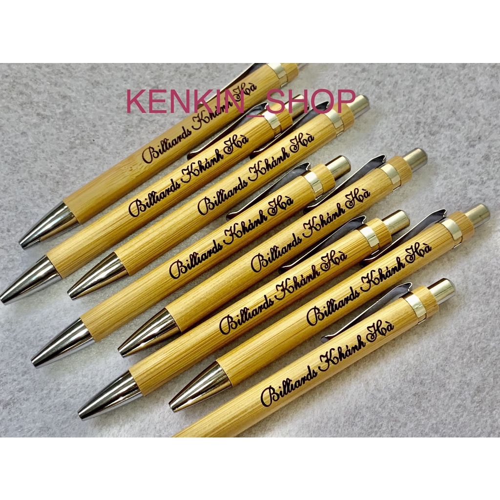 Bút tre , bút bi, bút kí khắc theo yêu cầu. quà tặng ý nghĩa và độc đáo. KENKIN_SHOP