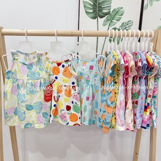 [Size 0/3M 3-5kg] Body Đùi Váy bé gái cộc tay 100% cotton hiệu Won.der nation cực xịn