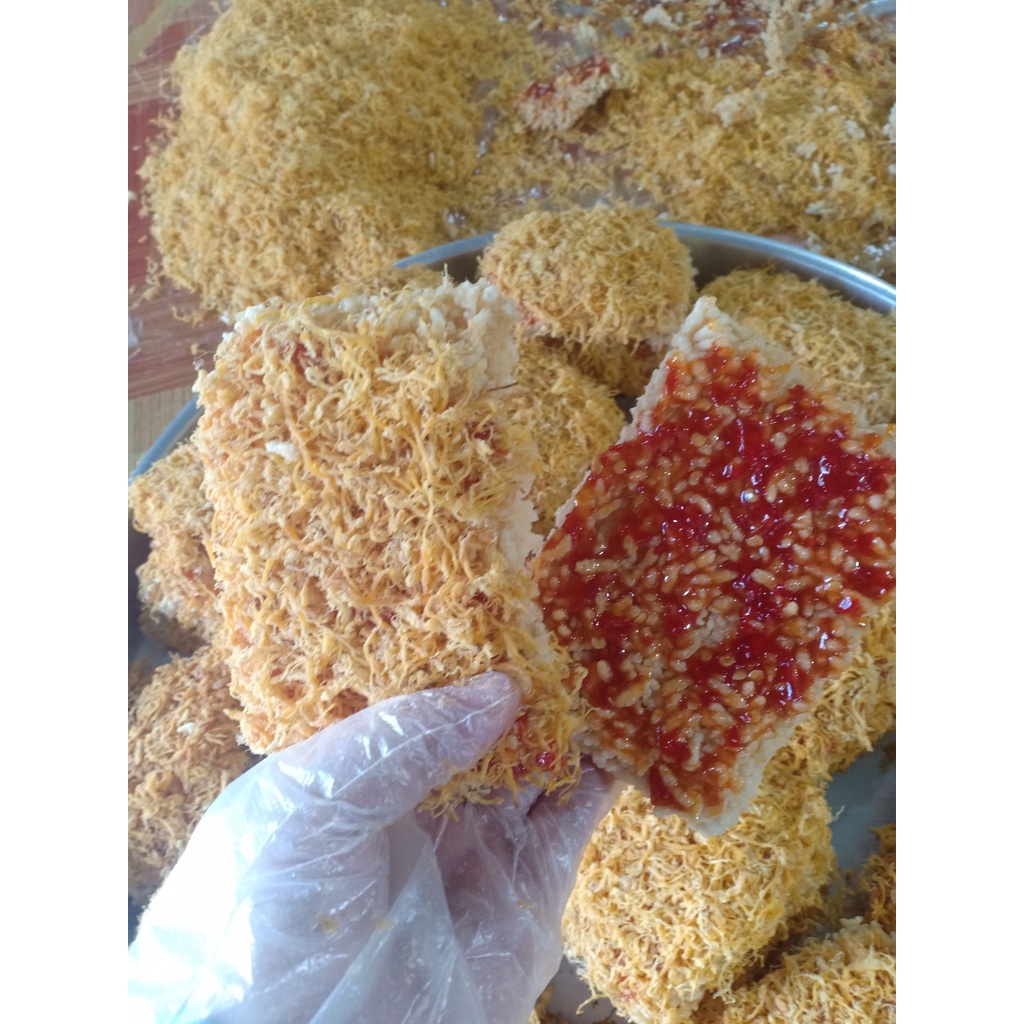 Cơm cháy mắm tỏi ớt siêu ngon 500G - tận xưởng