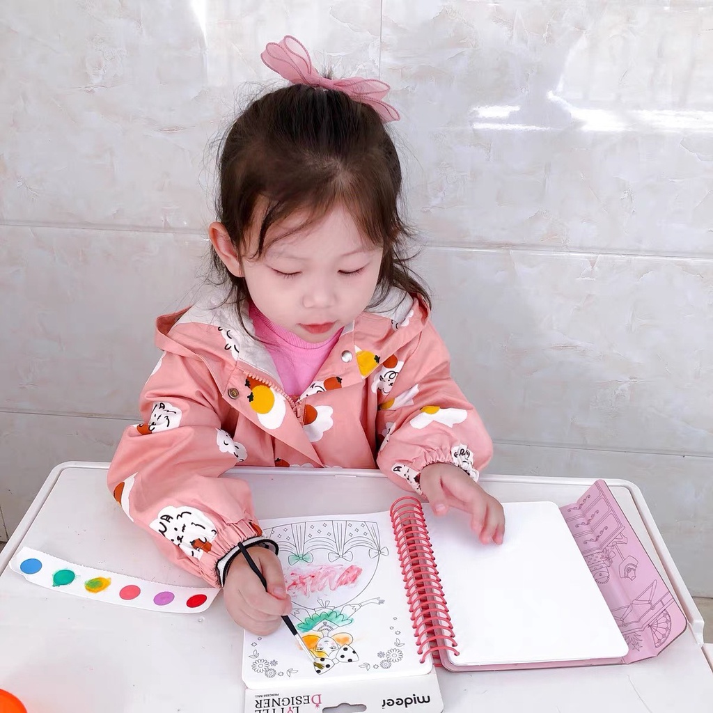 Sổ Thiết Kế Thời Trang/ Sổ Trang Điểm Kết Hợp Tô Màu Nước Mideer