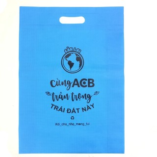 Túi vải không dệt, kích thước 35*50cm hông 12cm, quai hôt xoàn, độ dày đạt tiêu chuẩn G80