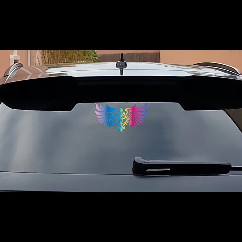 Toyota Cánh Hình dán laser Vỏ động cơ ô tô Bumper Kính chắn gió Hình dán biểu tượng Đối với Cross Veloz Vios Rush Camry Zace Hilux Innova