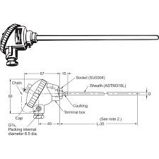 Nhiệt kế điện trở platin E52-P20C-N D=4.8 Omron Sensor PT100, E52-P20C-N D=4.8