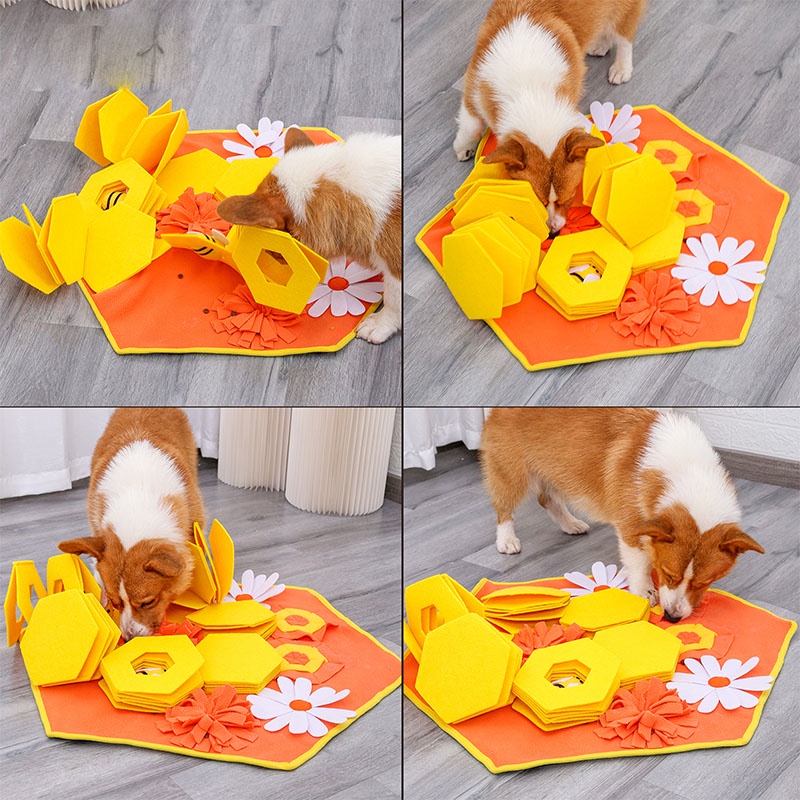 HamshMoc Đồ Chơi Thảm Giảm Căng Thẳng In Họa Tiết Hamsa Dùng Để Huấn Luyện Thú Cưng IQ 4