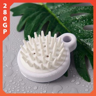 Lược gội đầu Muji Silicon mát xa da đầu giảm rụng tóc kích thích mọc tóc (Giao màu ngẫu nhiên)